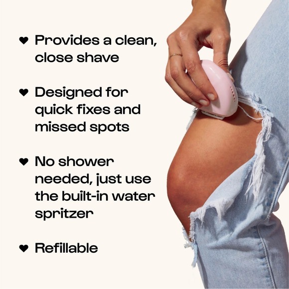 Alleyoop All-in-One Portable On-the-Go Refillable Razor - Dusty Pink - NWB - Picture 10 of 10